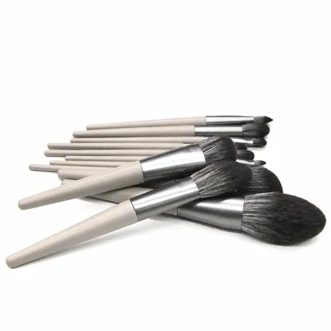 Professionele Marmerpatroon Make-up Borstel Set Inkttextuur Conische Handgreep Cosmetische Hulpmiddelen Zachte Eekhoornhaar Borstels Voor Vrouwen