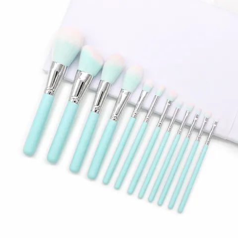Professional Makeup Brush Set Wood Handle Synthetic Fiber Bristles For Face Eye Foundation Blush Multi Color Beauty Tools