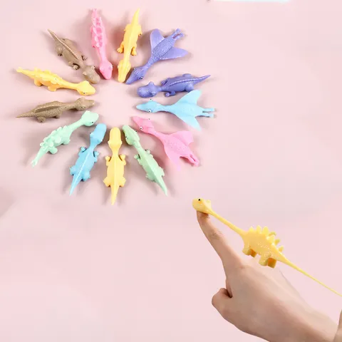 Jouet Dinosaure Fidget Créatif en Caoutchouc TPR Jouet Extensible Décompression Animale Cadeau Nouveauté Sensoriel Pour Enfants