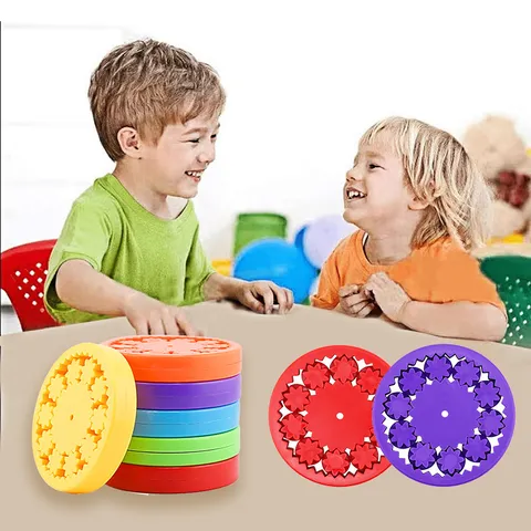 ABS Plastic Digital Fidget Spinner Desktop Stress Relief Toy Mechanical Gear Fingertip Spinning Top For Adults And Teens