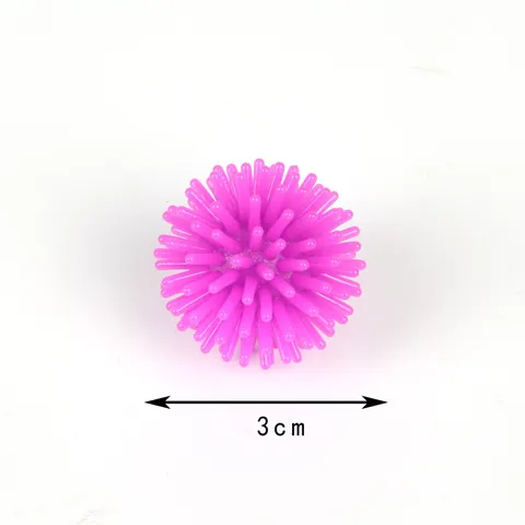 Mini Fidget Stress Relief Spike Ball Toy TPR Sensory Massage Hedgehog Ball Soft Squeeze Toy For Kids Adults