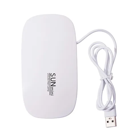 Mini Lampada per Unghie UV LED Portatile Asciugatore per Unghie Portatile Pieghevole Macchina per Fototerapia Alimentata via USB Per Smalto Gel