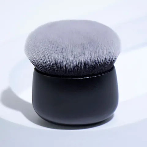 Portable Mushroom Head Foundation Brush With Soft Synthetic Bristles Traceless Liquid Makeup Brush Professional Face Powder Brush For Women Beauty Tool
