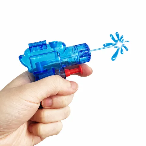Juego de Agua de Verano Mini Pistola de Agua Juguete de Playa Exterior Pistola de Agua de Plástico Interactiva para Regalo de Fiesta Infantil