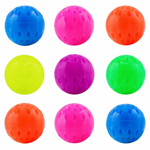 TPR Decompression Honeycomb Bouncy Ball Stress Relief Sticky Wall Toy Water Floating Toy Colorful Fun Toy