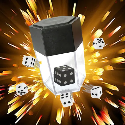 Grote Magische Exploderende Dobbelsteen Rekwisieten Novelty Speelgoed Set Klassieke Truc Accessoires Voor Feest Optreden Vermaak