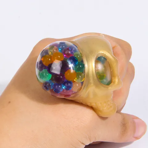 Halloween Totenkopf Squishy Spielzeug Wasserperle Quetschen Entlüftung Lustig Kreativ Dekompression Fidget Spielzeug Party Dekoration