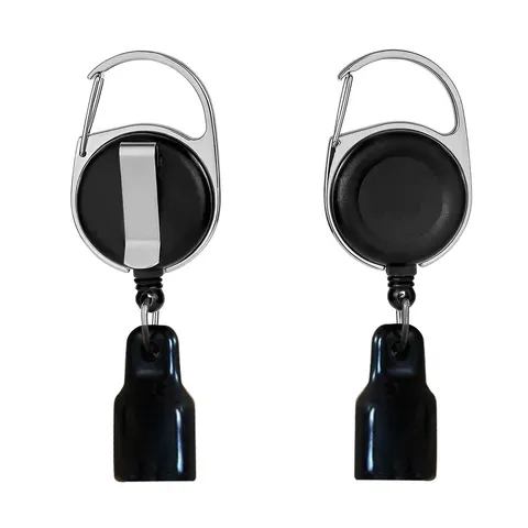 Porte Clés Étui Protecteur de Briquet Rétractable Support Élastique Portable Anti Perte Extérieur Pochette Briquet Plastique Métal