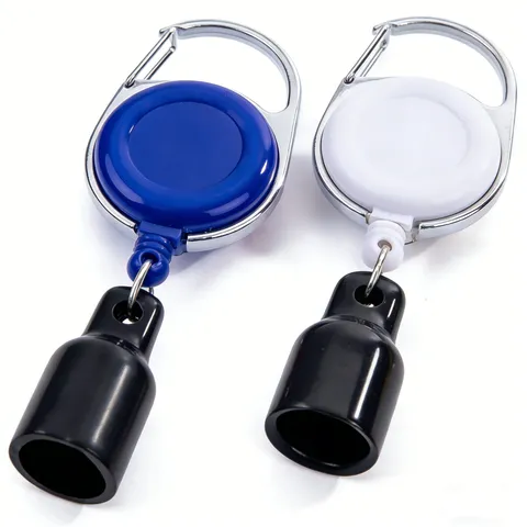 Porte Clés Étui Protecteur de Briquet Rétractable Support Élastique Portable Anti Perte Extérieur Pochette Briquet Plastique Métal