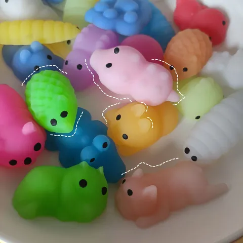 Cute Animal Squishy Toys Mini Decompression Slow Rising Soft Sensory Fidget Toy Cute Student Gift Blind Box Party Favors