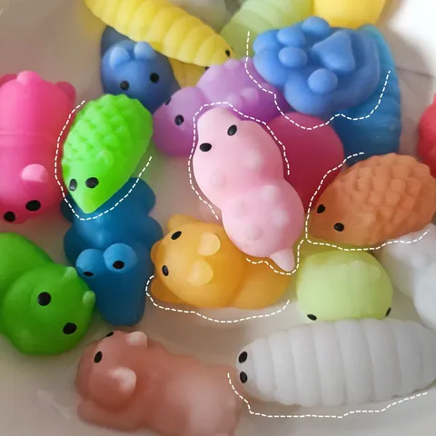 Cute Animal Squishy Toys Mini Decompression Slow Rising Soft Sensory Fidget Toy Cute Student Gift Blind Box Party Favors