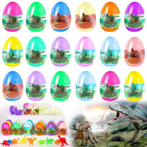 Ostern Dinosaurier Ei Blind Box Spielzeug Simulation Dinosaurier Skelett Modell Neuheit Gashapon Kinder Lernspielzeug Geschenk