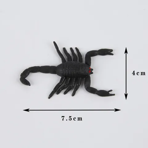 Giocattolo di Scorpione Finto Realistico TPR Gomma Morbida Oggetti di Scherzo Halloween Festa Decorazioni Novità Giocattoli