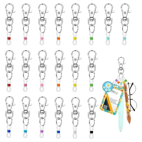 Mini Ausziehbarer Ausweisjojo Edelstahl Verlängerung Schlüsselkette Mit Silikon Stiftschlaufe Karabinerverschluss Verlängerung Schlüsselanhänger Organizer Halter Für Büro Schulbedarf