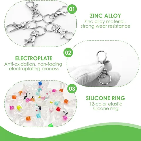 Mini Ausziehbarer Ausweisjojo Edelstahl Verlängerung Schlüsselkette Mit Silikon Stiftschlaufe Karabinerverschluss Verlängerung Schlüsselanhänger Organizer Halter Für Büro Schulbedarf