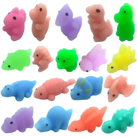 Cute Dinosaur Squishy Toy Soft Rubber Decompression Ball Novelty Animal Stress Relief Sensory Fidget Toy Gift