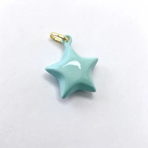 Colorati Ciondoli a Cuore e Stella in Smalto Accessori per Gioielli DIY in Rame Placcato Oro per Collane Bracciali Decorazioni Artigianali