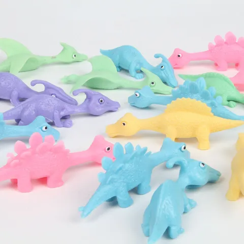 Jouet Dinosaure Fidget Créatif en Caoutchouc TPR Jouet Extensible Décompression Animale Cadeau Nouveauté Sensoriel Pour Enfants