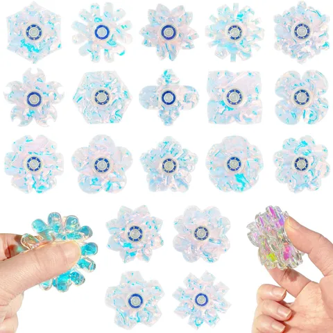 Creative Colorful Finger Spinner Laser Water Ripple Aurora Fidget Spinner Acrylic Stress Relief Toy Desktop Toy