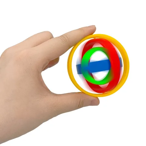 Creative Casual Inertial Gyro Rotating Finger Magic Intelligence Toy Universal Fingertip Gyro Plastic Fidget Toy
