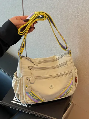 Casual Minimalist Nylon Crossbody Bag For Women Large Capacity Daily Commuting Shoulder Bag Versatile Fashion Handbag