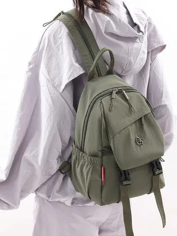 Multifunktionaler Nylon Rucksack Lässig Reisen Tagesrucksack Wasserdicht Schulter Sling Brusttasche Für Damen Und Herren