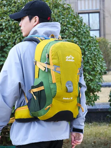 Große Kapazität Leichte Wasserdichte Outdoor Wandern Rucksack Für Herren Damen Bergsteigen Tasche Camping Reisen Daypack