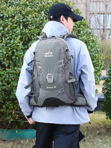 Große Kapazität Leichte Wasserdichte Outdoor Wandern Rucksack Für Herren Damen Bergsteigen Tasche Camping Reisen Daypack