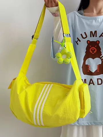Wasserdicht Nylon Sporttasche Große Kapazität Umhängetasche Lässige Reisen Schultertasche Für Yoga Fitness Outdoor Sport Unisex