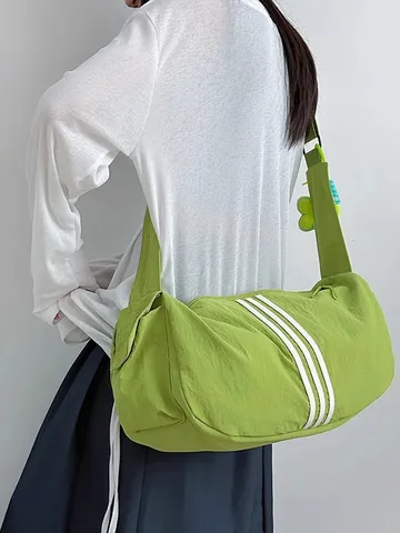 Wasserdicht Nylon Sporttasche Große Kapazität Umhängetasche Lässige Reisen Schultertasche Für Yoga Fitness Outdoor Sport Unisex