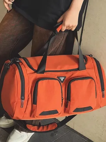 Borsa da Viaggio in Nylon ad Alta Capacità Per Uomo Donna Separazione Asciutto Umido Borsa da Palestra Impermeabile Borsone Sportivo Bagaglio Weekend