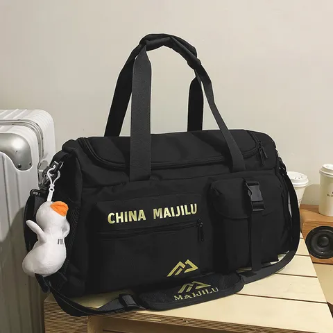 Unisex Casual Nylon Reisetasche Große Kapazität Wasserdicht Sport Sporttasche Leichtes Handgepäck Tasche Für Herren Damen