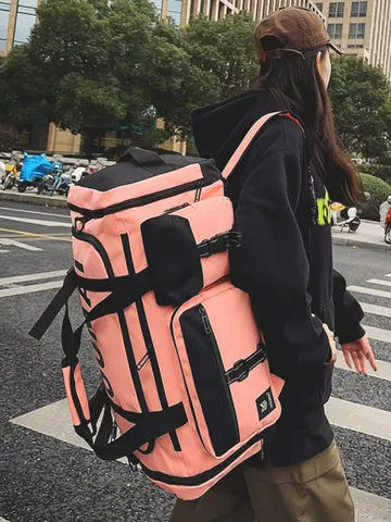 Leichte Reisetasche Mit Großer Kapazität Wasserdichte Nylon-Reisetasche Mit Nass-Trocken-Trennung Und Unabhängigem Schuhfach Für Fitnessstudio Sport Wochenende Kurztrip Herren Damen
