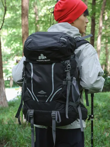 Professional Outdoor Hiking Backpack 40L Large Capacity Lightweight Nylon Daypack For Men Women Camping Travel Climbing Bag