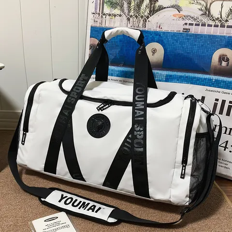 Große Kapazität Oxford Gewebe Reisetasche Handgepäcktasche Mit Trocken Nass Trennung Schuhfach Fitness Sport Gepäcktasche