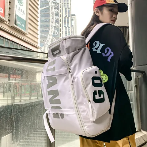 Große Kapazität Oxford Gewebe Reise Rucksack Für Damen Herren Outdoor Fitness Gym Tasche Sportlich Kurzreise Gepäck Rucksack Mit Schuhfach