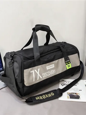 Große Kapazität Multifunktionale Wasserdichte Reisetasche Oxford Gewebe Sporttasche Mit Schuhfach Für Herren Damen Duffle Rucksack