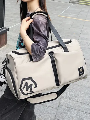 Grote Capaciteit Waterdichte Sport Gym Tas Reizen Duffel Bag Nat Droog Scheiding Fitness Bagage Tas Voor Mannen Vrouwen