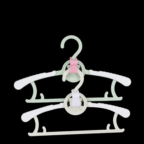 Plastic Closet Space Saving Hanger Connectors Stacking Hooks Vertical Hanging Rack