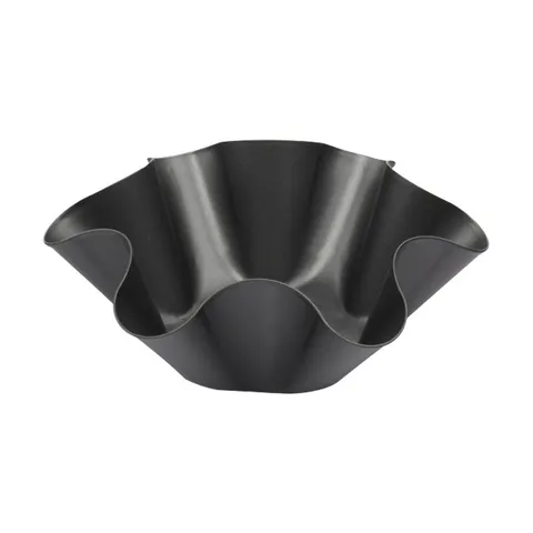 Molde de Horno de Forma Floral de Acero al Carbono Antiadherente Borde Ondulado Bandeja de Pastel Utensilios de Cocina para Pan Tazón de Ensalada