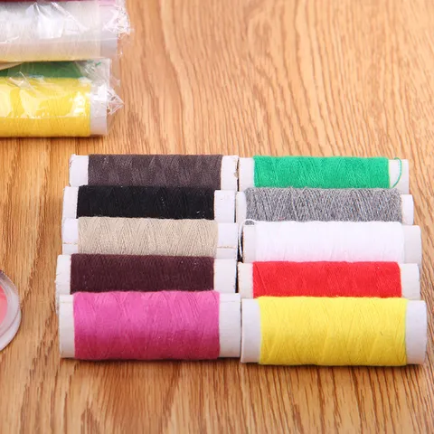 Portable Mini Sewing Kit Multifunctional Travel Household Needle Thread Set Portable Hand Sewing Repair Tool