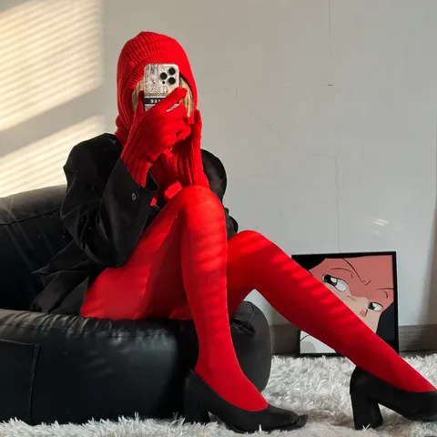 Damen Matte Samt Strumpfhose Einfarbig Mitteldick Leggings Atmungsaktiv Laufmaschenresistent Fußstrümpfe