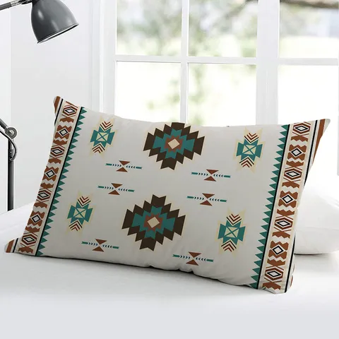 Fodera per Cuscino Lunga con Motivo Geometrico Astratto Nordico in Poliestere Fodera per Cuscino Decorativa per Soggiorno Camera da Letto Divano Letto