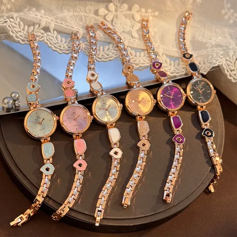 Damen Unregelmäßiges Armbanduhr Minimalistisches Sonnenschliff Zifferblatt Quarzuhr Elegante Schmuckuhr Für Damen Täglich