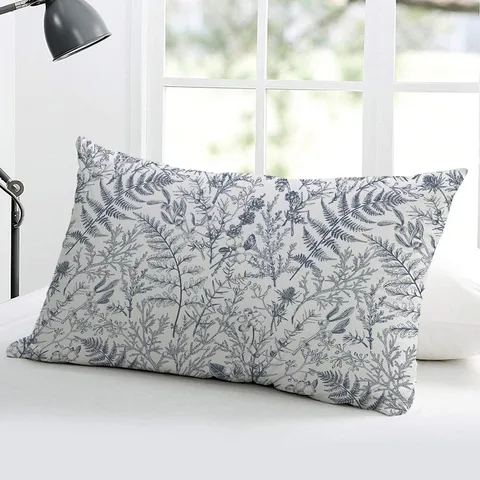 Botanical Floral Pillow Cover Polyester Peach Skin Pillowcase For Bedroom Sofa Bay Window Living Room Home Decor