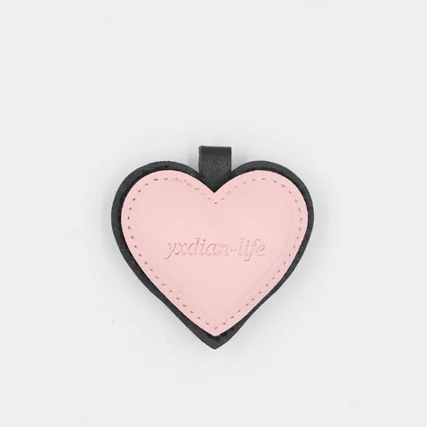Fashion Stereoscopic Layered Letter Heart Keychain Creative Bag Charm PU Leather Smiley Face Star Cat Paw Car Key Accessories Pendant