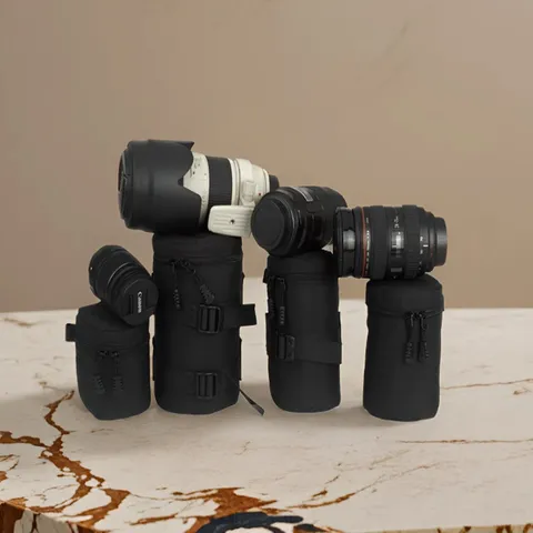 Waterdichte Kamerallens Etui Beschermende Tas Verdikte Slijtvaste Cilindrische Hoes Voor Telelens Accessoires