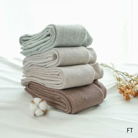 Women Winter Thickened Fleece Lined Vertical Striped Tights High Elasticity Warm Cashmere Feel Leggings Pantyhose