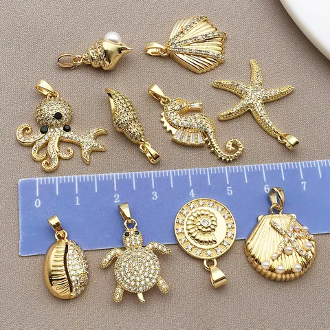 Gold Plated Copper Sunflower Charms Rhinestone Sun Pendants For DIY Necklace Earring Making Fashion Jewelry Accessories