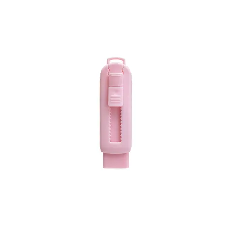 Macaron Kleur Push-Pull Gum Schattig Creatief Draagbare Plastic Rubber Gum Voor Studenten School Schrijfwaren